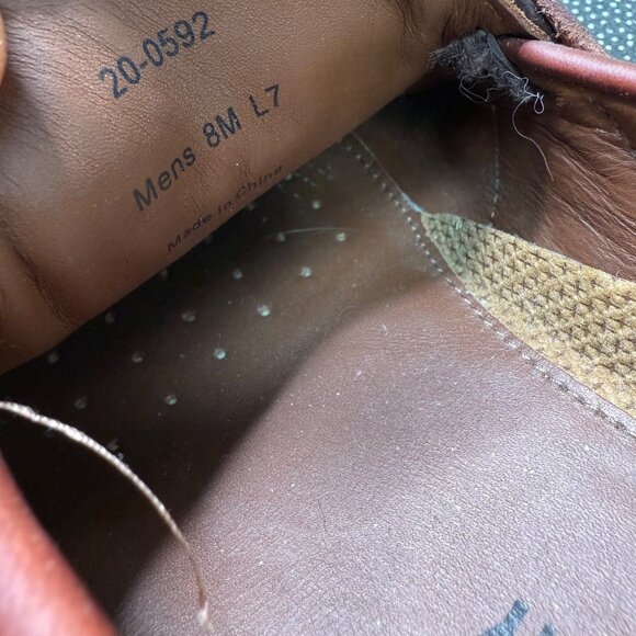 Johnston & Murphy Mens Tassel Loafers 8M Brown & Black Leather Slip-On Shoes - Picture 6 of 8